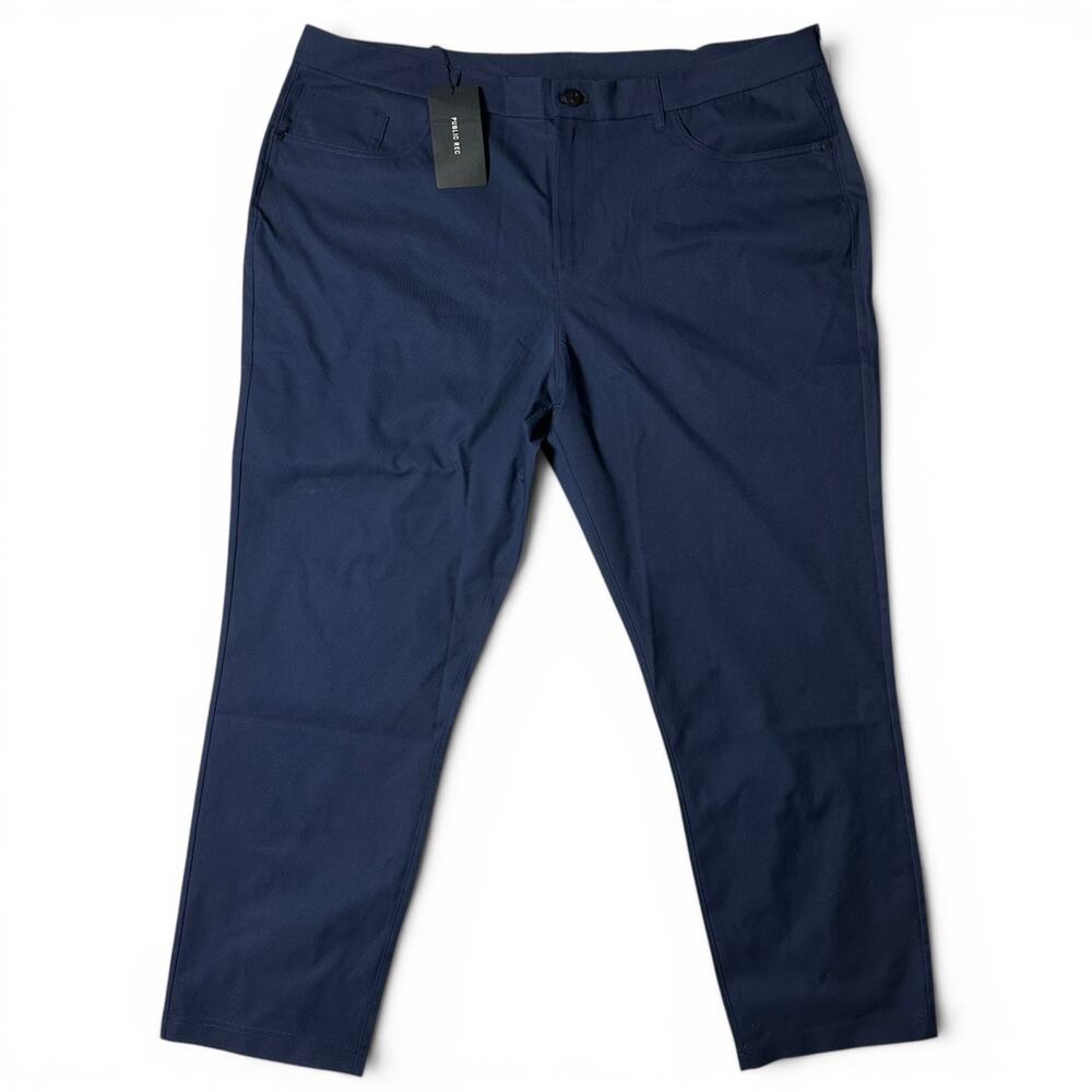 Public Rec Workday Pant 2.0 Mens 42x30 Navy Stretch 5-Pocket Tech Chino NWT